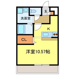 アンプルールクラージュmont vertの物件間取画像